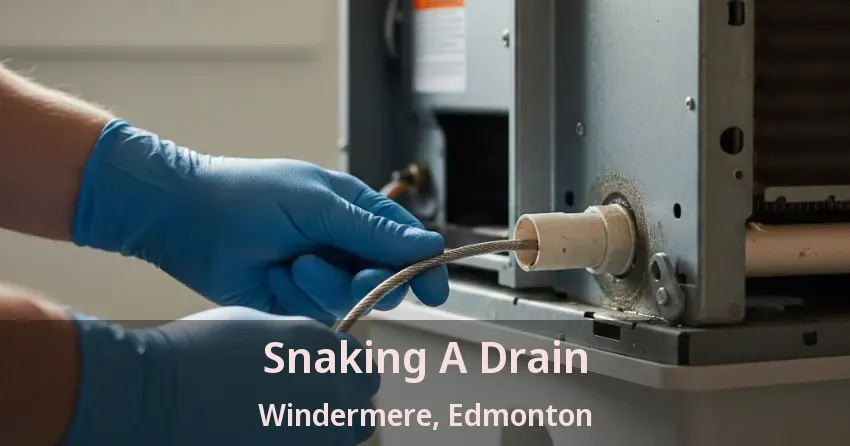 Snaking A Drain Windermere, Edmonton - AB